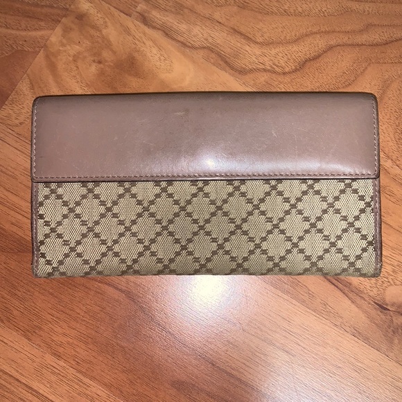 Authentic Gucci Diamanté Heart Long Flap Wallet - Picture 8 of 16